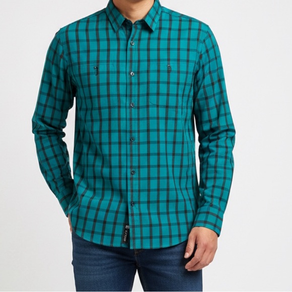 Patagonia Other - Patagonia Teal Plaid Men's Shirt